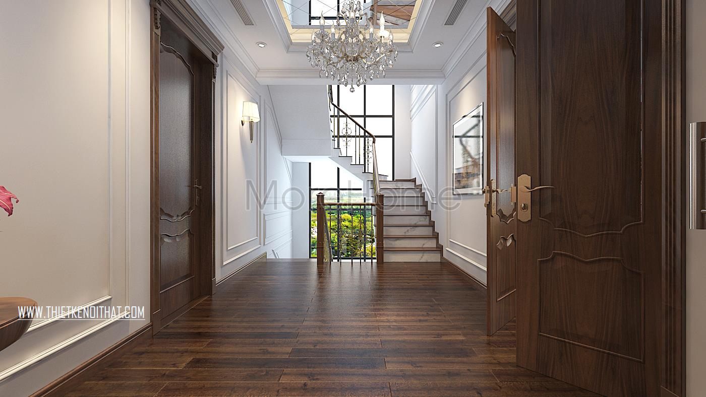 Thiết kế nội thất phòng khách biệt thự Vinhomes GreenBay HL30 